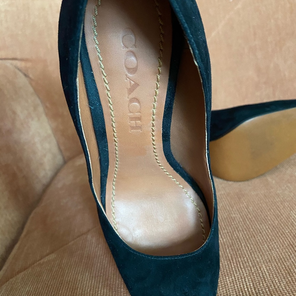 Coach Ankle Strap Pump Black G1798 Size 6.5 - Picture 6 of 7